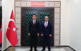 Başkan Akdenizli’Den Kaymakam Dilekli’ye Hayırlı Olsun Ziyareti