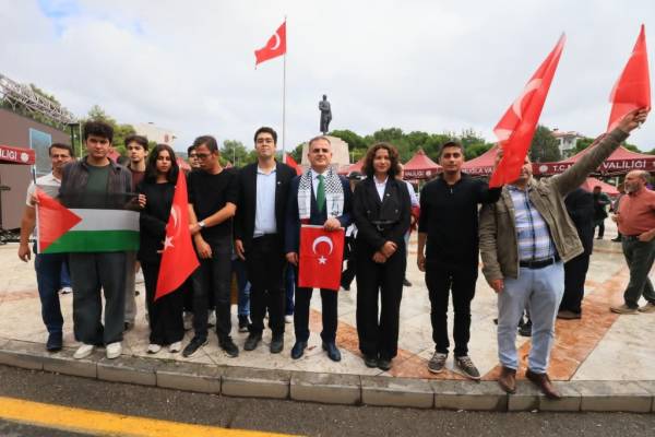 Muğla Valisi İdris Akbıyık Küresel Sumud Filosu’na Destek Programına Katıldı